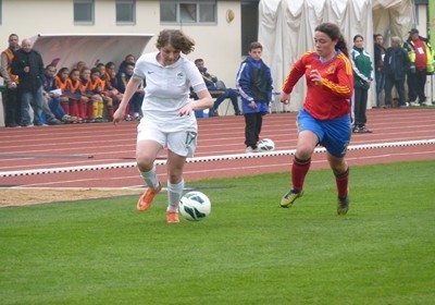 Marie-Charlotte Léger et les Françaises n'iront pas à l'Euro (Photos T.Simonnet) Marie-Charlotte Léger et les Françaises n'iront pas à l'Euro (Photos T.Simonnet)