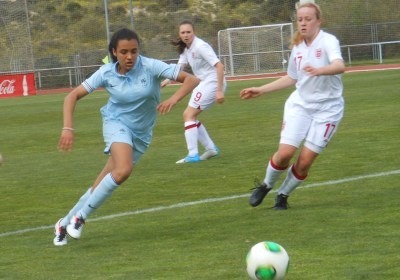 Anissa Lahmari signe un doublé (photo CD) Anissa Lahmari signe un doublé (photo CD)