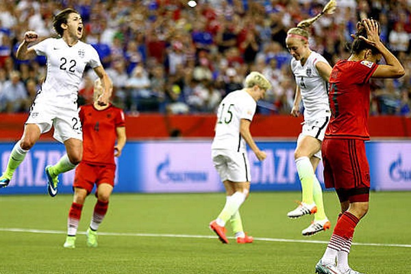 Coupe du Monde 2015 - Les ETATS-UNIS s'imposent face à l'ALLEMAGNE en demi Coupe du Monde 2015 - Les ETATS-UNIS s'imposent face à l'ALLEMAGNE en demi