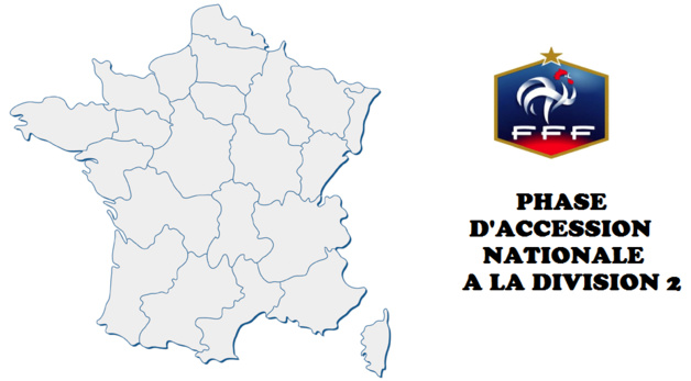 Phase Accession Nationale - Les barrages pour la Division 2 connus Phase Accession Nationale - Les barrages pour la Division 2 connus