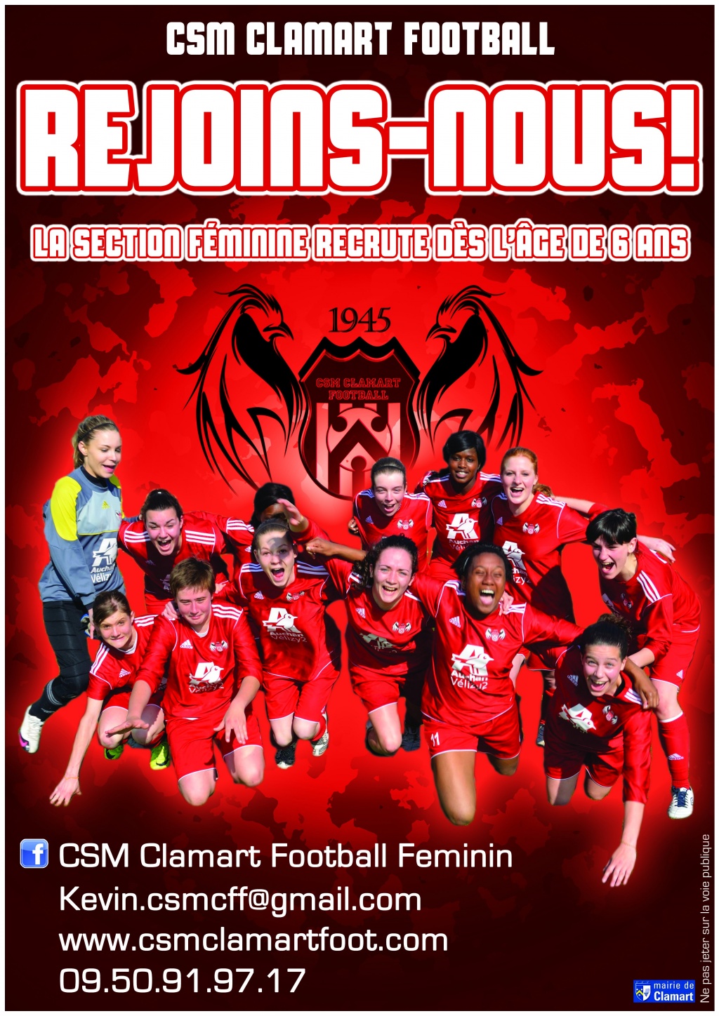 CSM Clamart (Hauts de Seine,92) Recrutement 2013/2014