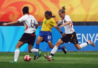 Marta et le Brésil accrochent l'Allemagne (photo : Gettyimages)