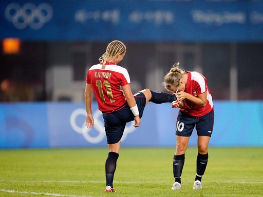 Les Norvégiennes Wiik et Kaurin (photo : foto-net)