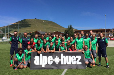La reprise a débuté par un stage à l'Alpe d'Huez (photo ASSE) La reprise a débuté par un stage à l'Alpe d'Huez (photo ASSE)