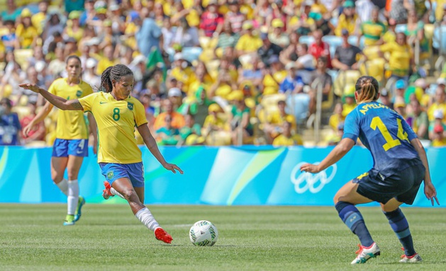 Formiga est la plus capée des Brésiliennes avec 140 sélections (photo CBF)