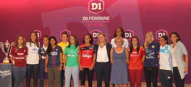 Les représentantes féminines lors de la conférence de presse (photo Sébastien Duret)