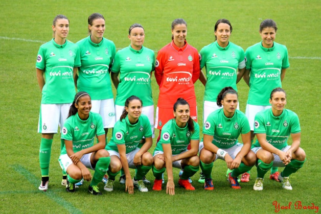 Le onze stéphanois (photo Yoël Bardy)