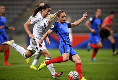 Le Sommer a signé un doublé (photo FFF.fr) Le Sommer a signé un doublé (photo FFF.fr)