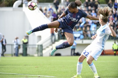 Delie a inscrit le seul but de PSG - OM (photo PSG.fr) Delie a inscrit le seul but de PSG - OM (photo PSG.fr)