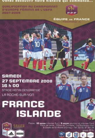L'affiche du match (source : FFF)