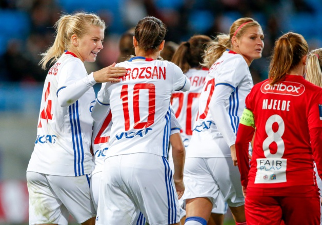 Hegerberg a réussi à trouver la faille en fin de match (photo Scanpix)