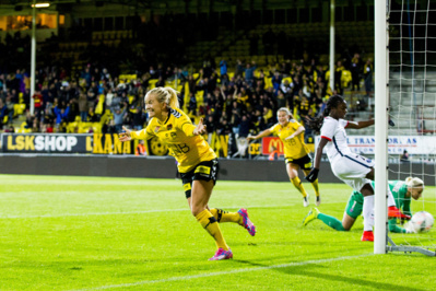 Mykjåland après le but du 2-1 (photo Scanpix)