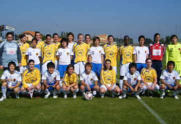 Nord Allier et l'équipe japonaise (source : jfa) Nord Allier et l'équipe japonaise (source : jfa)