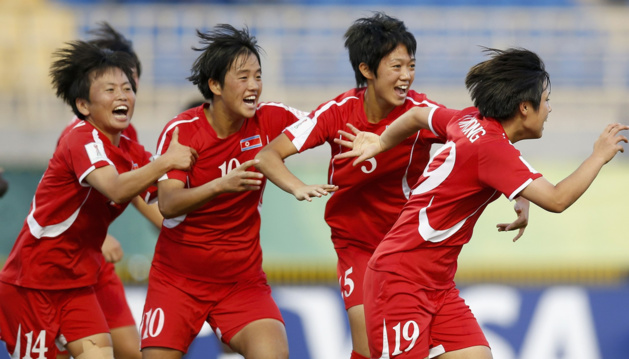La Corée du Nord n'a jamais perdu espoir (photo FIFA.com) La Corée du Nord n'a jamais perdu espoir (photo FIFA.com)