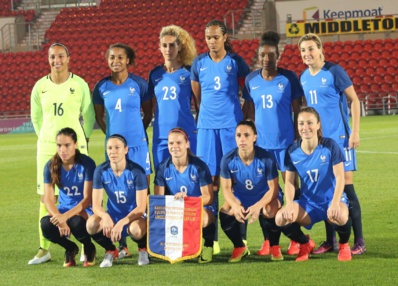 Le onze français (Photo Julian Barker) Le onze français (Photo Julian Barker)