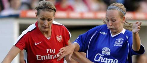 Action lors d'Arsenal - Everton (source : fa.com) Action lors d'Arsenal - Everton (source : fa.com)