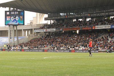 Les tribunes de Gerland retrouvent la Coupe d'Europe féminine (photo : foot69)