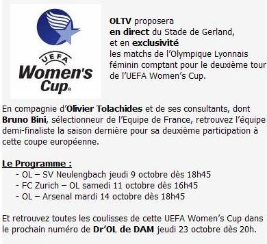 L'OL accueille la Coupe d'Europe dès jeudi L'OL accueille la Coupe d'Europe dès jeudi