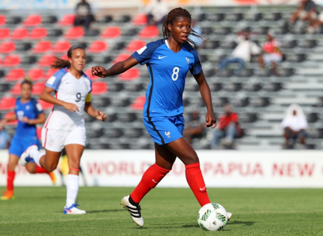 Geyoro, pièce maîtresse du milieu de terrain, aura du travail face à l'Allemagne (photo FIFA.com) Geyoro, pièce maîtresse du milieu de terrain, aura du travail face à l'Allemagne (photo FIFA.com)