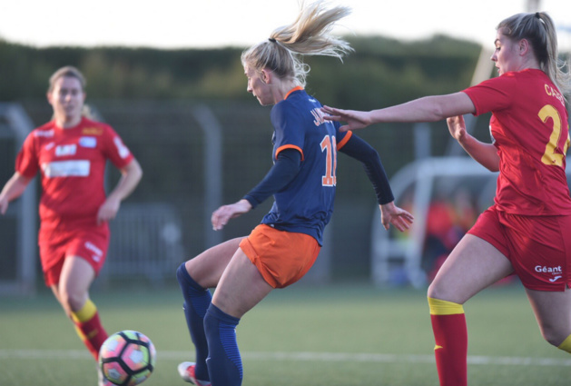 Jakobsson porte son total à 13 buts (photo MHSC) Jakobsson porte son total à 13 buts (photo MHSC)