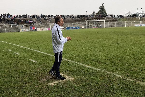 Patrice Lair, dimanche à Bourges (photo twitter Le Berry Républicain)