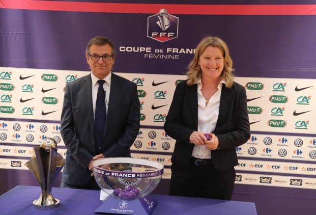 Philippe Bourgeois et Brigitte Henriques (photo FFF) Philippe Bourgeois et Brigitte Henriques (photo FFF)