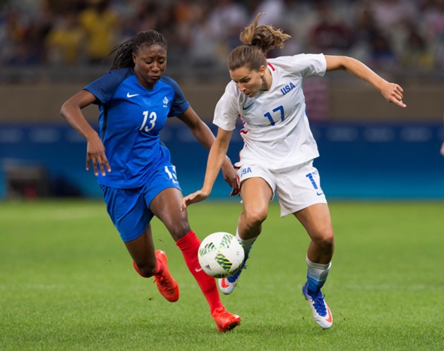 Diani et Heath lors de la dernière confrontation aux JO 2016 (photo USSoccer) Diani et Heath lors de la dernière confrontation aux JO 2016 (photo USSoccer)