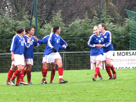 La joie lors du but tricolore La joie lors du but tricolore