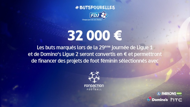 LFP - FDJ : Buts pour Elles : 32.000 € pour le football féminin !
