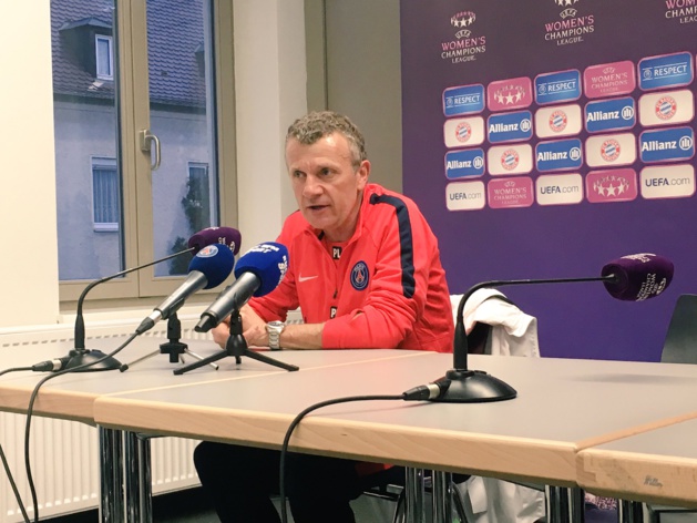Patrice Lair lors de la conférence de presse (photo PSG) Patrice Lair lors de la conférence de presse (photo PSG)