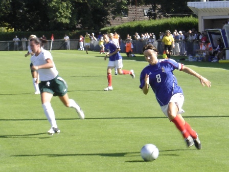 La dernière confrontation entre la France et l'Irlande en 2005 (photo : S. Duret)