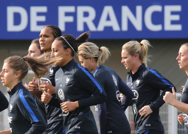 Les Bleues en route pour l'Euro (photo A.Mesa/FFF) Les Bleues en route pour l'Euro (photo A.Mesa/FFF)