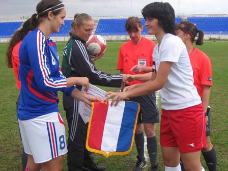 Audrey Février lors du 1er tour de l'Euro 19 ans (photo : DR)