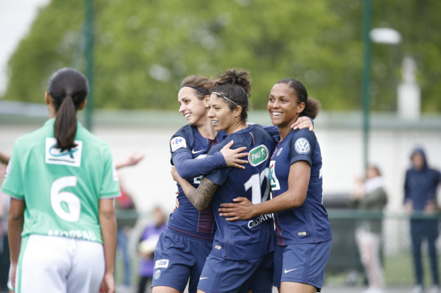 Les Parisiennes retrouveront Lyon en finale au stade de la Rabine (photo PSG)