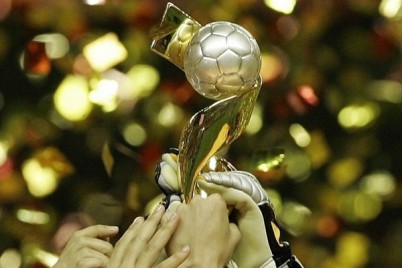 Le trophée de la Coupe du Monde (photo : AFP)