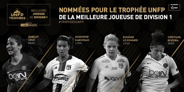 #TropheesUNFP - Les nommées pour le titre de meilleure joueuse et meilleure espoir connus #TropheesUNFP - Les nommées pour le titre de meilleure joueuse et meilleure espoir connus