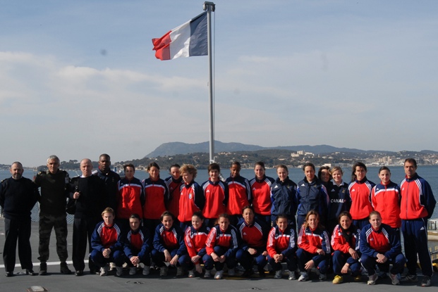 L'équipe de France à Toulon (photo : Denis Dujardin)