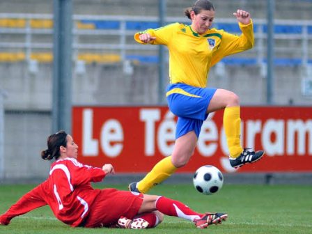 Le Denmat (à droite) et Saint-Brieuc n'ont passé l'obstacle (photo : OF)