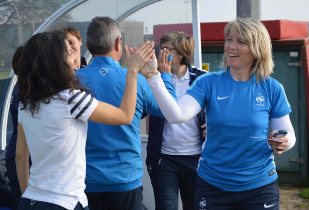 Gaëlle Dumas, à droite (photo FFF)