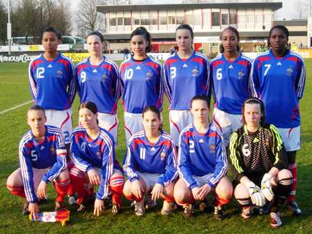 Le onze français (photo : F. Torrent)