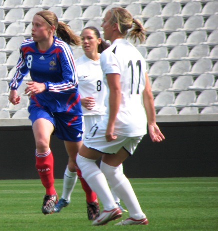 Candice Prevost, ici face à la Nouvelle-Zélande (photo : S. Duret)