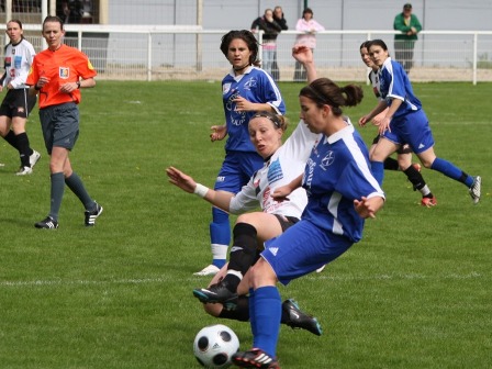 Juvisy accroché par Nord Allier Yzeure (photo : Marc Giachello)