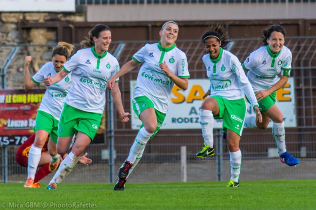 Le nul décroché à Rodez a soulagé les Stéphanoises (photo Mica GB M PhootoRafettes) Le nul décroché à Rodez a soulagé les Stéphanoises (photo Mica GB M PhootoRafettes)