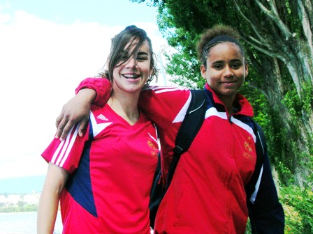 Charlotte Fernandes et Cindy Thomas