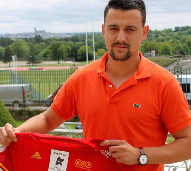 Nicolas Piresse lors de sa présentation il y a un mois (photo Rodez AF/PQR) Nicolas Piresse lors de sa présentation il y a un mois (photo Rodez AF/PQR)