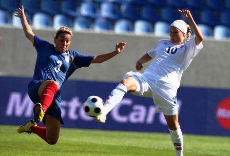 Larusdottir et l'Islande déroulent face à la Serbie (photo : mbl)