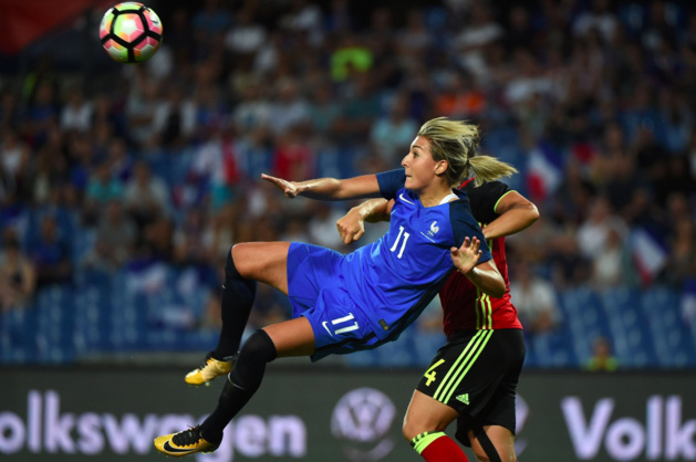 Lavogez a tenté en première période et est impliquée sur le but Lavogez a tenté en première période et est impliquée sur le but