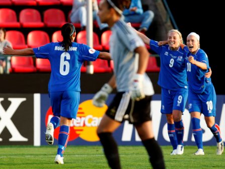 Magnusdottir avait surpris les Tricolores à la 6e minute (photo : mbl)