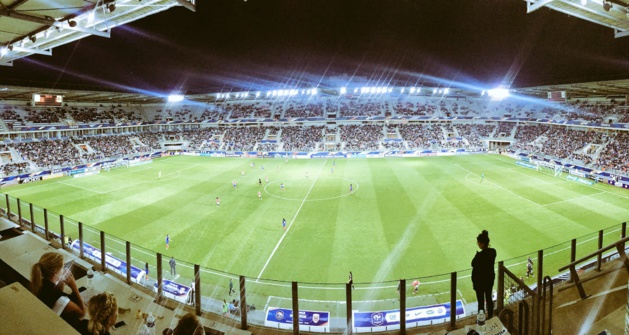 Le Stade Louis Dugauguez recevait pour la première fois les Bleues (photo FFF)