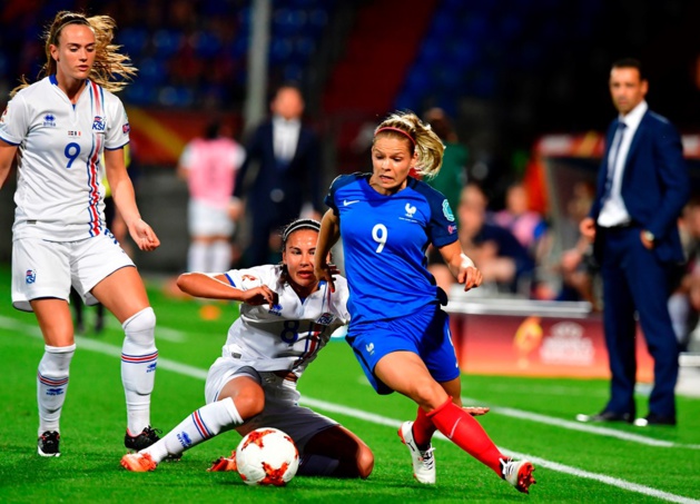 Le Sommer a son 61e but en sélection (photo UEFA.com) Le Sommer a son 61e but en sélection (photo UEFA.com)